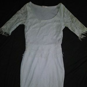 Light blue lace dress